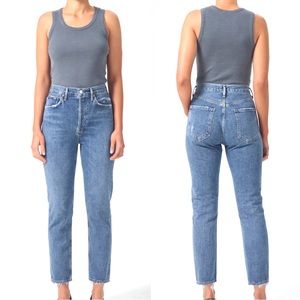 AGOLDE RILEY HIGH RISE STRAIGHT CROP
IN FREQUENCY